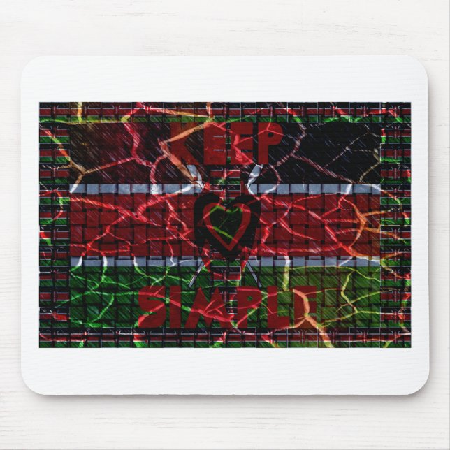 Alfombrilla De Ratón Colores rastafari (Frente)