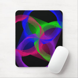 Alfombrilla De Ratón Colorful Circular Blend Geometric Mouse Pad