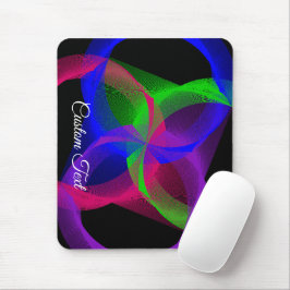 Alfombrilla De Ratón Colorful Circular Blend Geometric Mouse Pad