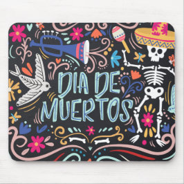 Alfombrilla De Ratón Colorful Dia de los Muertos el | Mousepad