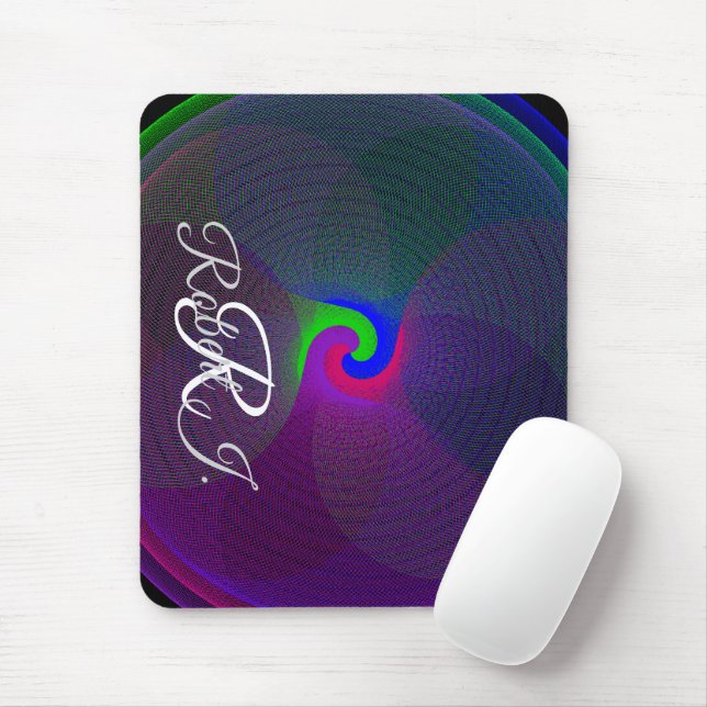 Alfombrilla De Ratón Colorful Fused Center Geometric Mouse Pad (Con ratón)