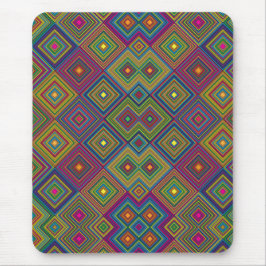 Alfombrilla De Ratón Colorful mouse pad featuring a vibrant geometric