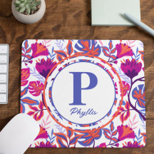 Colorful, Tropical Floral Pattern