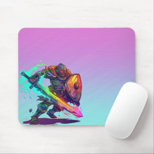Alfombrilla De Ratón Colorful Warrior Gamer