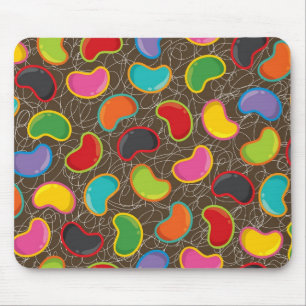 Alfombrilla De Ratón Colorido Candy Fun Retro Jellybeans Pop Mousepad