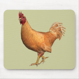 Alfombrilla De Ratón Colorido Naranja Rooster