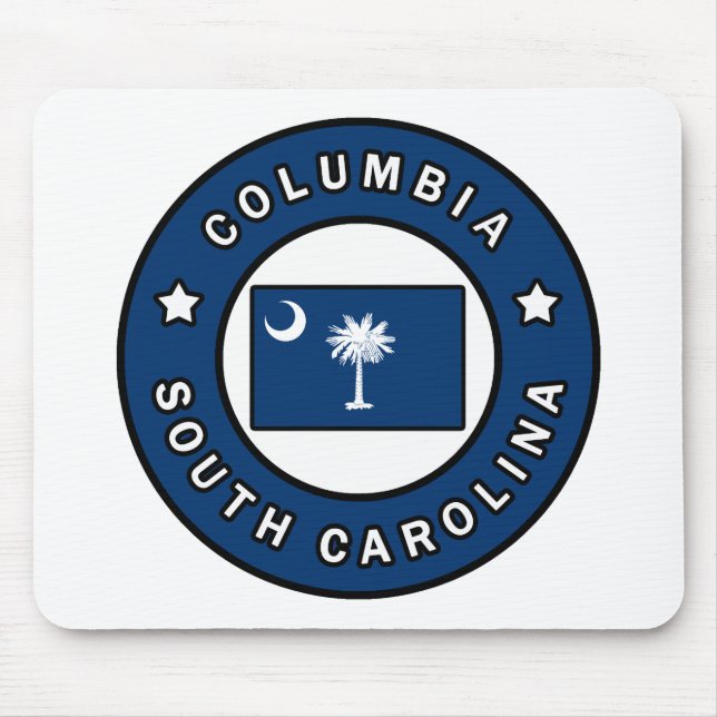 Alfombrilla De Ratón Columbia South Carolina (Frente)