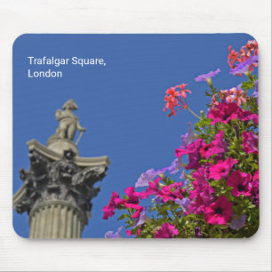 Alfombrilla De Ratón Columna de Trafalgar Square Nelson, Londres Reino 