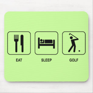 Alfombrilla De Ratón Coma el golf Mousepad del sueño