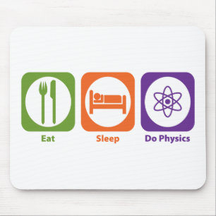 Alfombrilla De Ratón Coma el sueño hacen la física