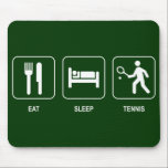 Alfombrilla De Ratón Coma el tenis Mousepad del sueño<br><div class="desc">Coma el tenis Mousepad del sueño
 Antecedentes adaptables.

 Elija el color de fondo que usted quiere haciendo clic personalizar él - corrija - los antecedentes.</div>