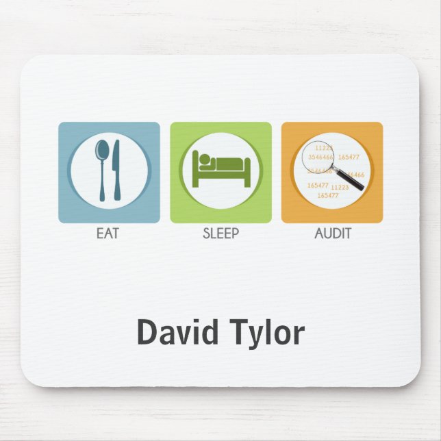 Alfombrilla De Ratón ¡Coma la auditoría del sueño! (Frente)