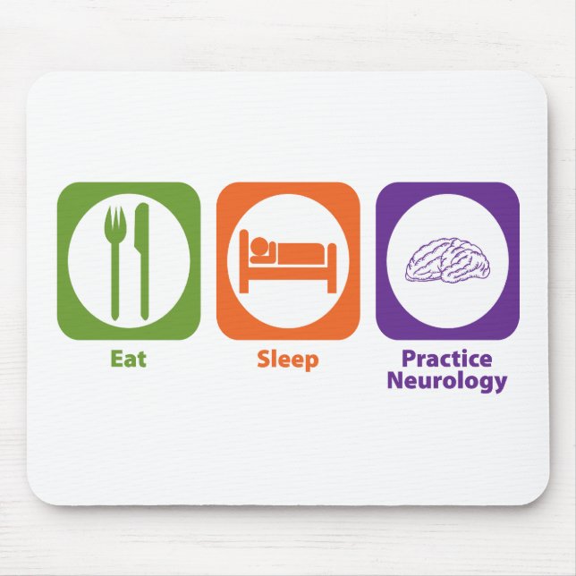 Alfombrilla De Ratón Coma la neurología de la práctica del sueño (Frente)