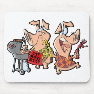 Alfombrilla De Ratón Coma más carne de vaca