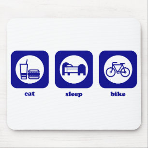 Alfombrilla De Ratón Coma. Sueño. Bici. Mousepad