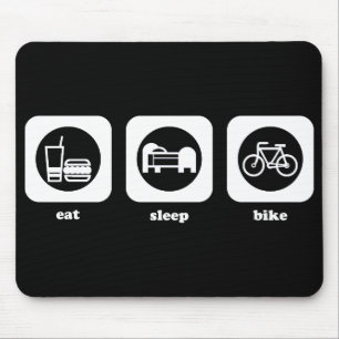 Alfombrilla De Ratón Coma. Sueño. Bici. Mousepad