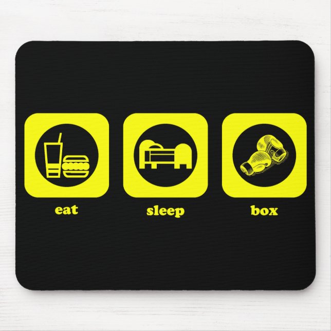 Alfombrilla De Ratón Coma. Sueño. Caja. Mousepad (Frente)