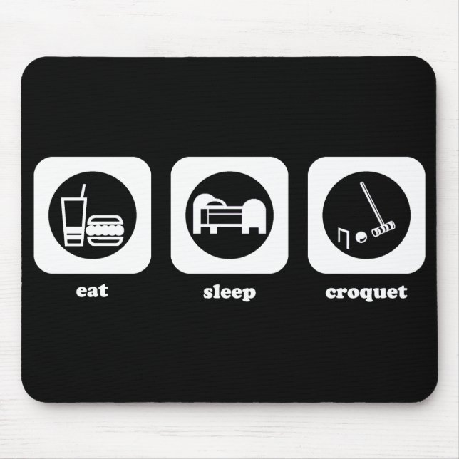 Alfombrilla De Ratón Coma. Sueño. Croquet. Mousepad (Frente)