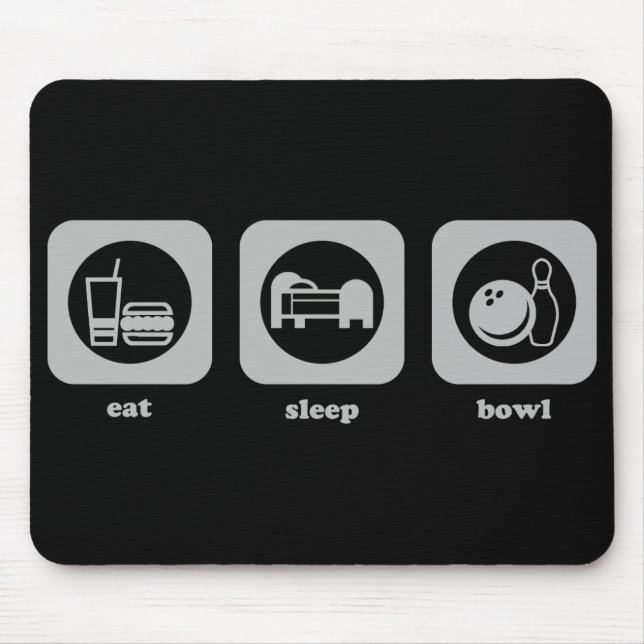 Alfombrilla De Ratón Coma. Sueño. Cuenco. Mousepad (Frente)