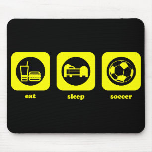 Alfombrilla De Ratón Coma. Sueño. Fútbol. Mousepad