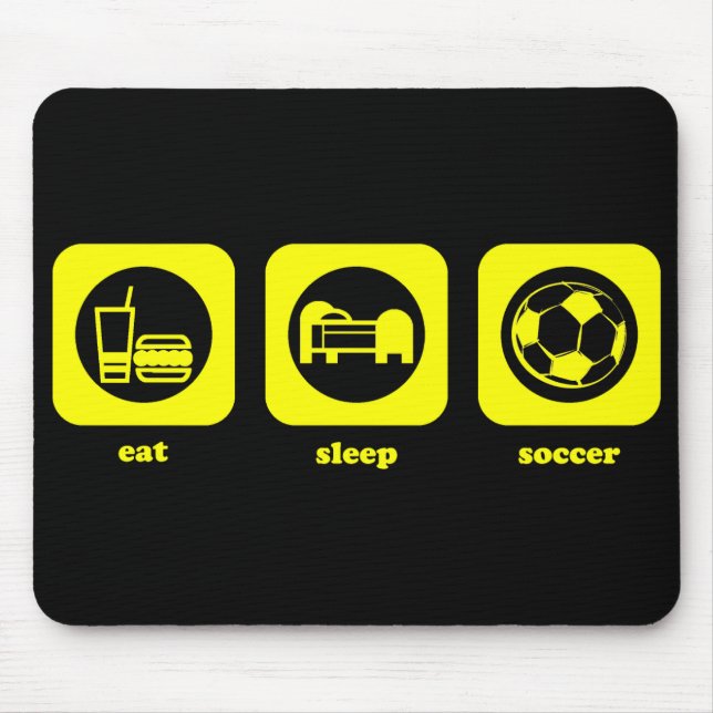 Alfombrilla De Ratón Coma. Sueño. Fútbol. Mousepad (Frente)