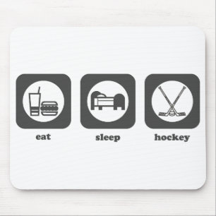 Alfombrilla De Ratón Coma. Sueño. Hockey. Mousepad