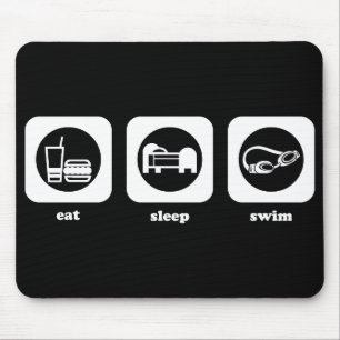 Alfombrilla De Ratón Coma. Sueño. Nadada. Mousepad