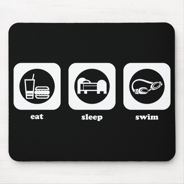 Alfombrilla De Ratón Coma. Sueño. Nadada. Mousepad (Frente)