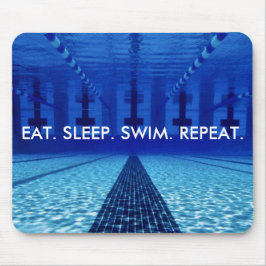 ALFOMBRILLA DE RATÓN COMA. SUEÑO. NADADA. REPETICIÓN. EL NADAR
