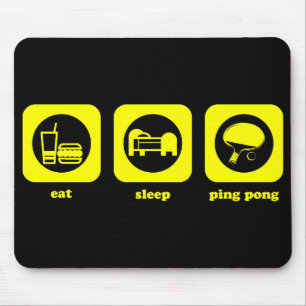Alfombrilla De Ratón Coma. Sueño. Ping-pong. Mousepad