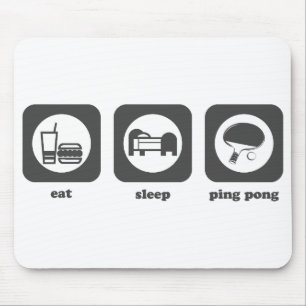 Alfombrilla De Ratón Coma. Sueño. Ping-pong. Mousepad