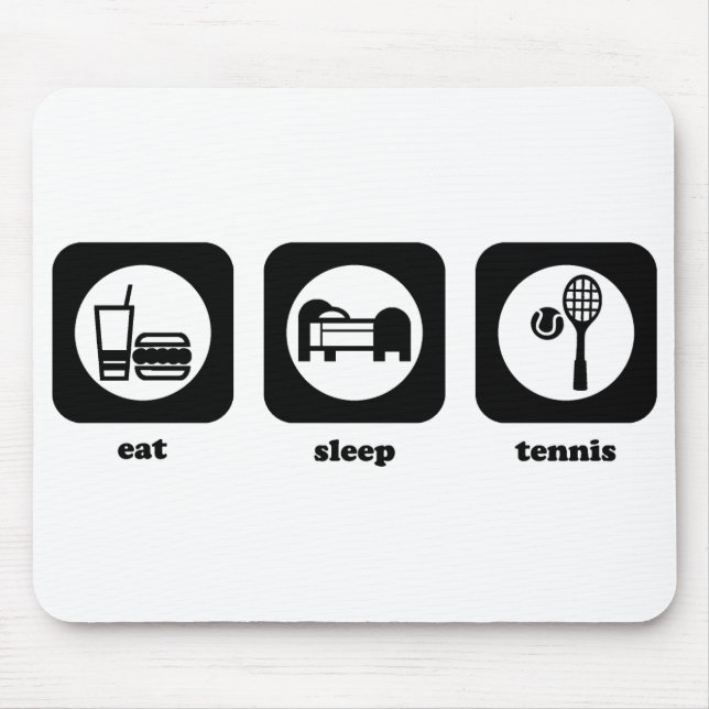Alfombrilla De Ratón Coma. Sueño. Tenis. Mousepad (Frente)