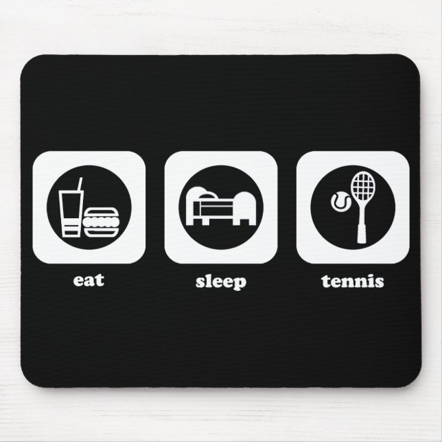 Alfombrilla De Ratón Coma. Sueño. Tenis. Mousepad (Frente)