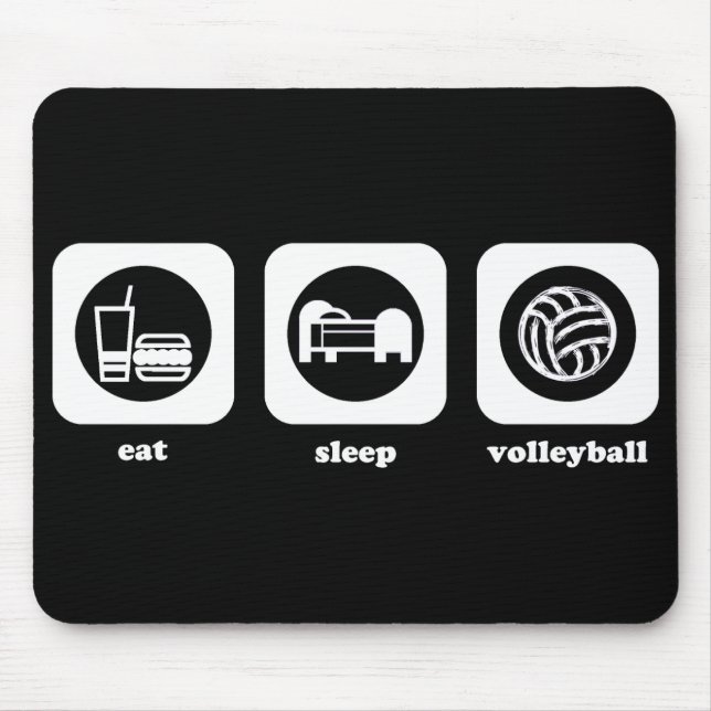 Alfombrilla De Ratón Coma. Sueño. Voleibol. Mousepad (Frente)