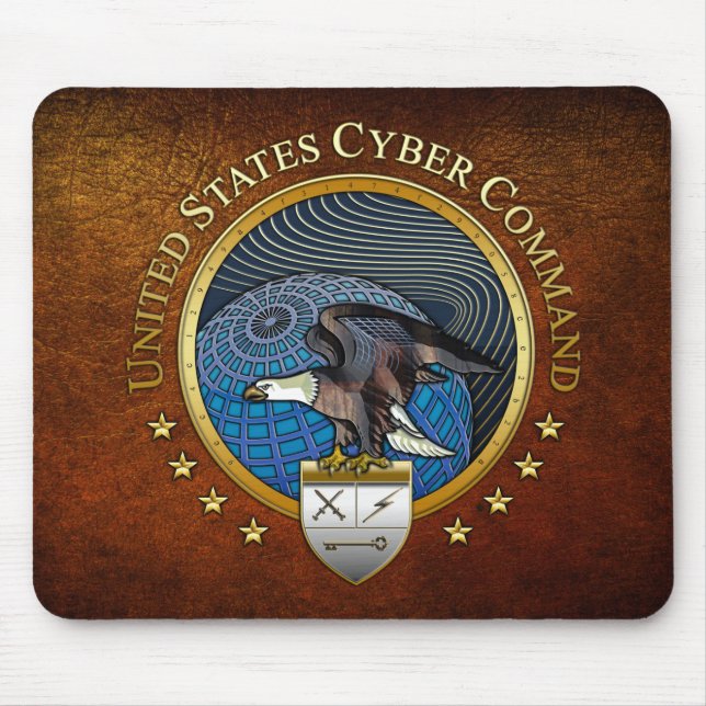 Alfombrilla De Ratón Comando Cibernético de Estados Unidos (Frente)