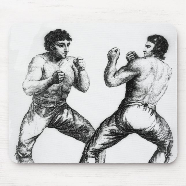 Alfombrilla De Ratón Combate de boxeo (Frente)