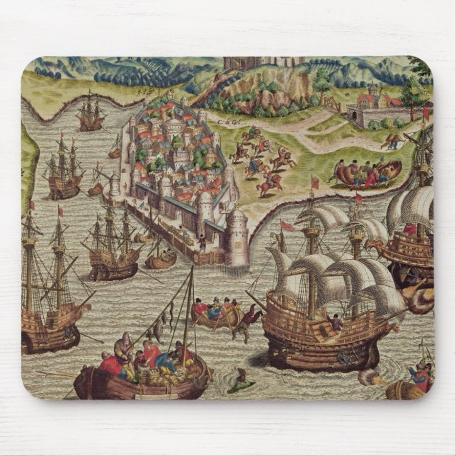 Alfombrilla De Ratón Combate naval (Frente)