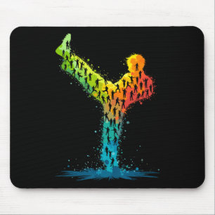 Alfombrilla De Ratón Combatiente del Karate de las Artes Marciales