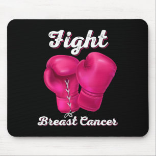 Alfombrilla De Ratón Combatir el cáncer de mama Boxear guantes de cánce