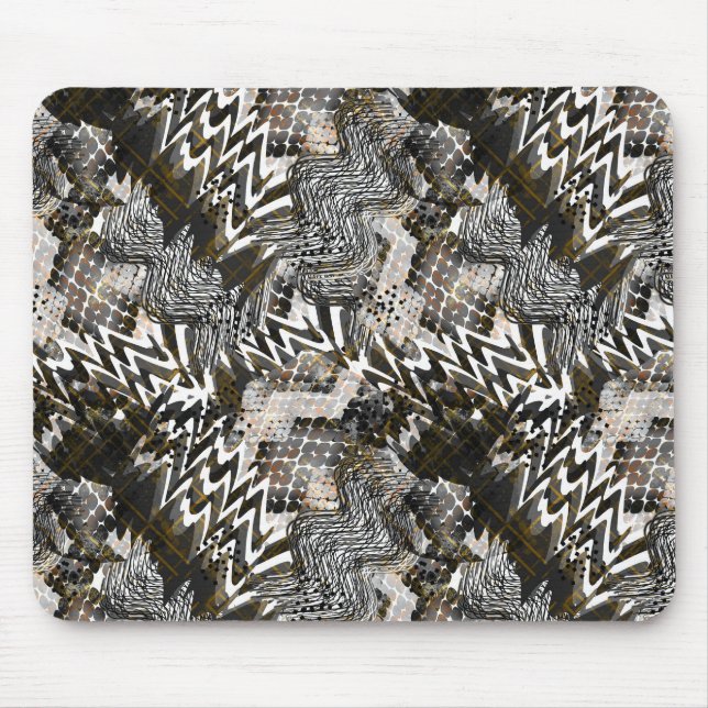 Alfombrilla De Ratón Combinado, étnico, africano. (Frente)