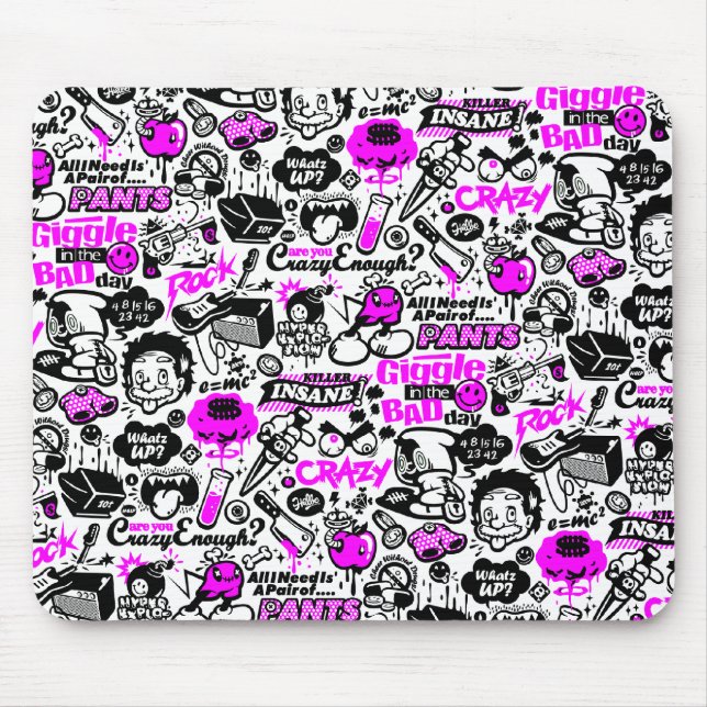 Alfombrilla De Ratón Combinado loco (Frente)