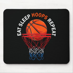 Alfombrilla De Ratón Come dormir baloncesto repetir fanático baloncesto
