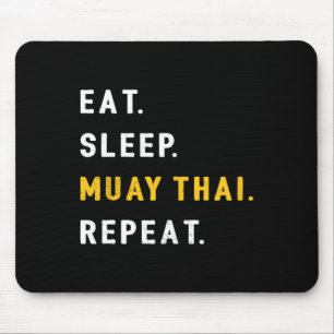 Alfombrilla De Ratón Come Dormir Muay Thai Divertido Regalo de Camiseta