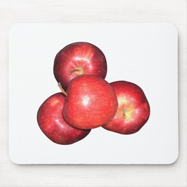 Alfombrilla De Ratón Come una manzana y vete a la cama (Frente)