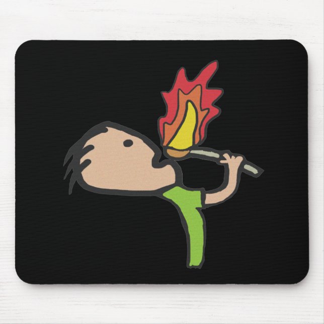 Alfombrilla De Ratón Comedor de incendios (Frente)
