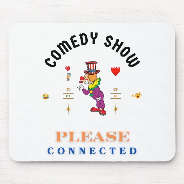 ALFOMBRILLA DE RATÓN COMEDY SHOW  (Frente)