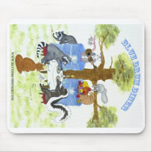Alfombrilla De Ratón Comensal azul Mousepad del tambor