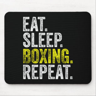 Alfombrilla De Ratón Comer Boxeo Sleep Boxing de repetición Boxer Lucha