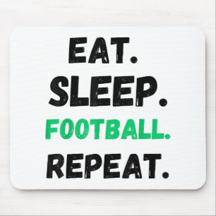 Alfombrilla De Ratón Comer Dormir Fútbol Repetir Bonito Comer Dormir Fú