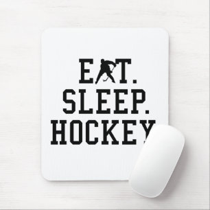Alfombrilla De Ratón Comer Dormir Hockey - Amantes del Hockey